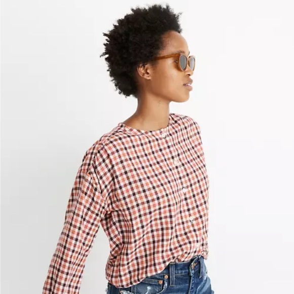 Madewell Meadow Shirt in Check - Picture 3 of 11